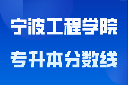 寧波工程學院專升本分數線